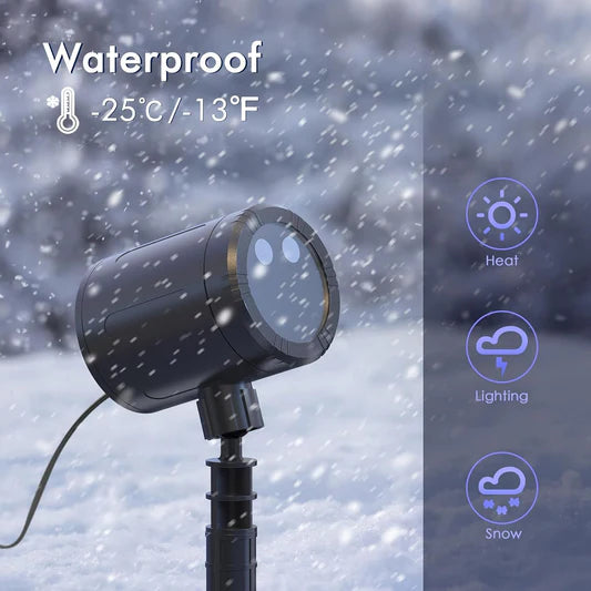 The Glow Snow™ Premium Snowflake Projector