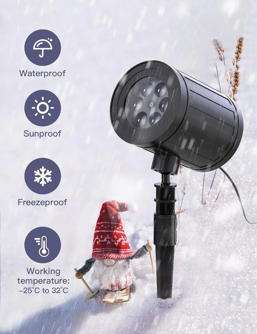 The Glow Snow™ Premium Snowflake Projector